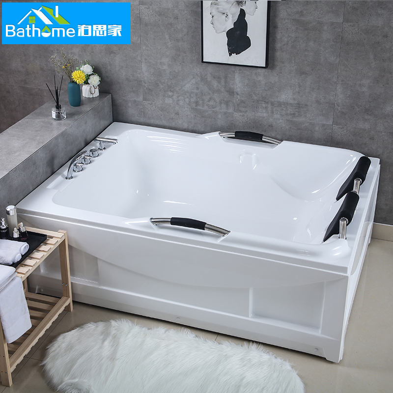 Double oversized adult household acrylic couple net red large apartment hotel with engineering constant temperature bathtub bathtub