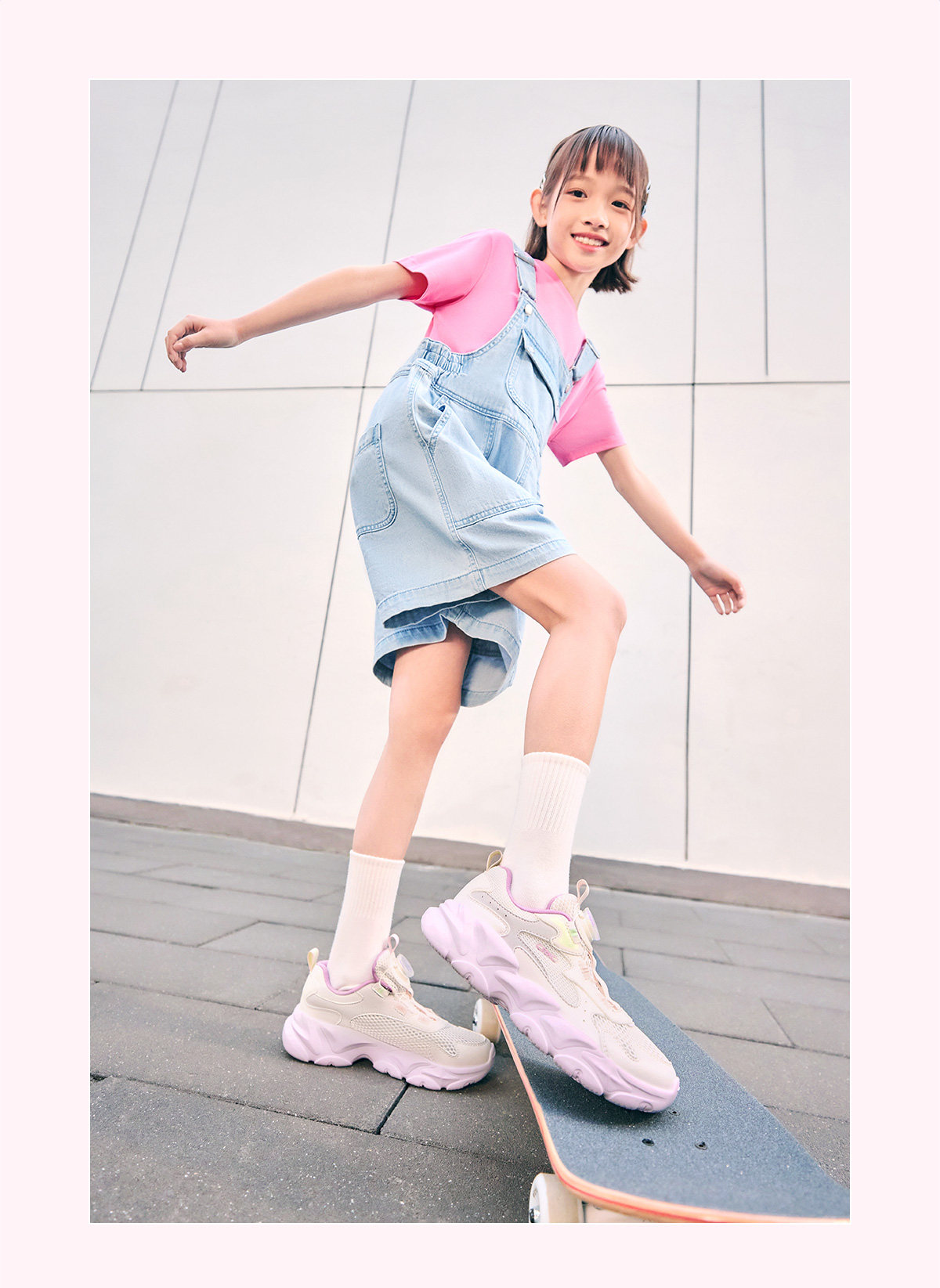 衍界4|鸿星尔克童鞋女童运动鞋秋季女孩鞋子网面透气儿童休闲鞋 — 27