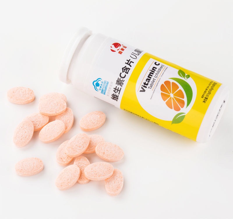 Xin Kangbao Card Children's Vitamin C Tablets 30 Grain Children VC Chewable Tablets Resistant Strong Body Stick Buy 2 Sending 1
