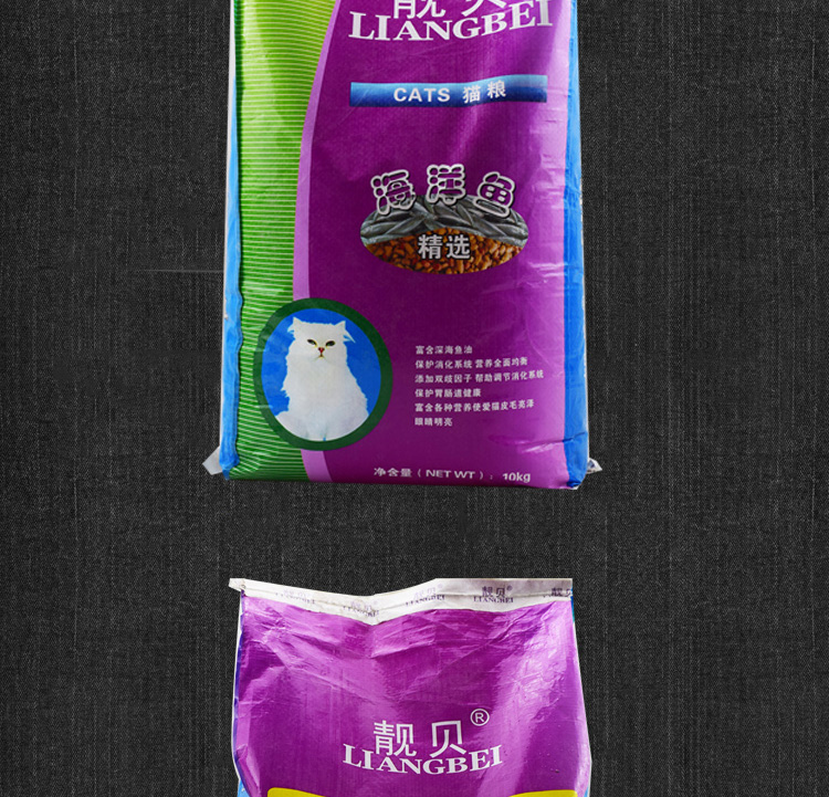Chụp ảnh giảm thức ăn cho mèo Mussel 10kg cá hồi vào thức ăn chủ yếu của mèo Mei Mao chọn miệng các hạt màu canxi gấp đôi - Cat Staples thức an cho mèo giá rẻ
