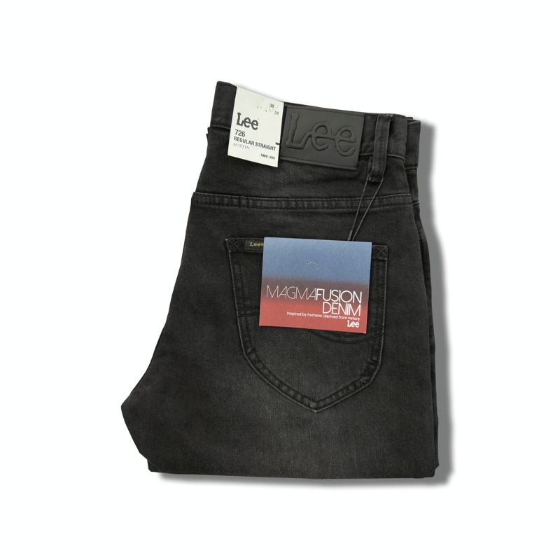 Lee New Men's Black and Gray 726 Standard Loose Straight-Leg Denim Pants Lmb1007262Vl00F-A00062 Lee New Men's Black and Gray 726 Standard Loose Straight-Leg Denim Pants Lmb1007262Vl00F-A00062