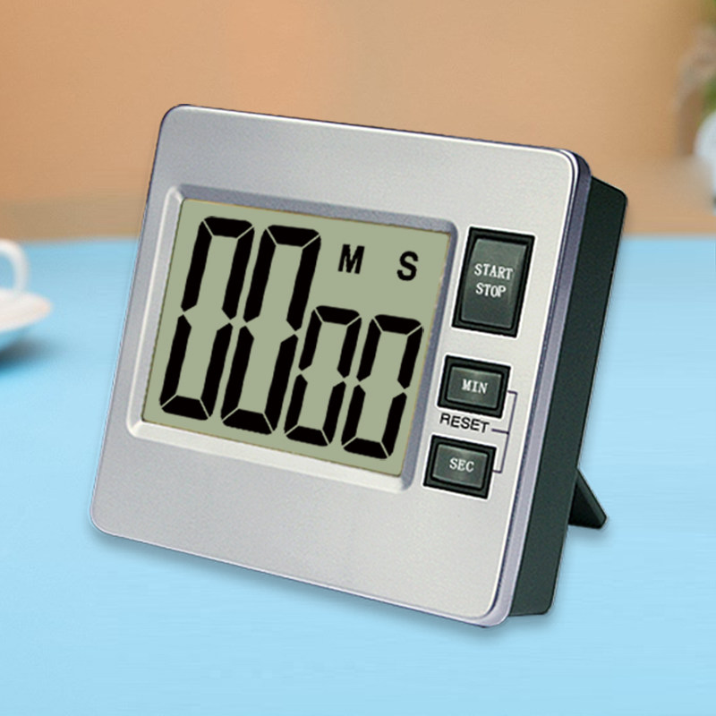 Simple large-screen magnetic suction electronic digital kitchen timer student reminder clock sports beauty salon timer