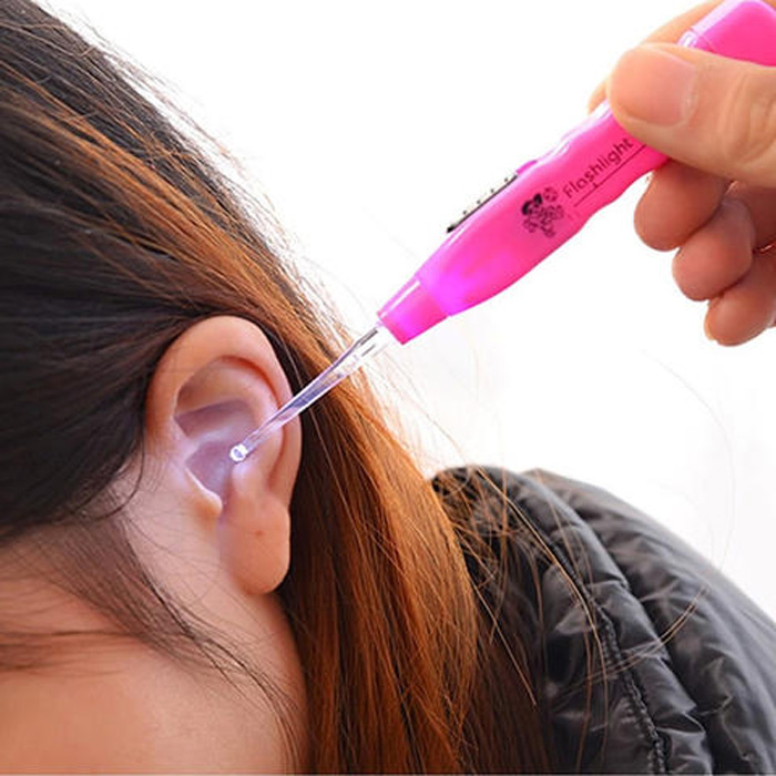 Luminous ear scoop Japan 2018 flashlight ear pluck luminous light baby dig ear piercing child adult can be used