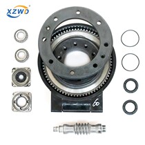 Rotary drive turbine worm rotating turntable fog gun machine positioner aerial work vehicle (Wanda spot)