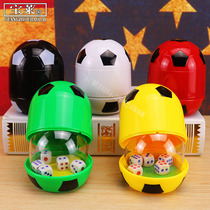 Dice cup personality screen cup Spherical color cup Bar KTV screen thickened combination with bottom support anti-cheating screen cup