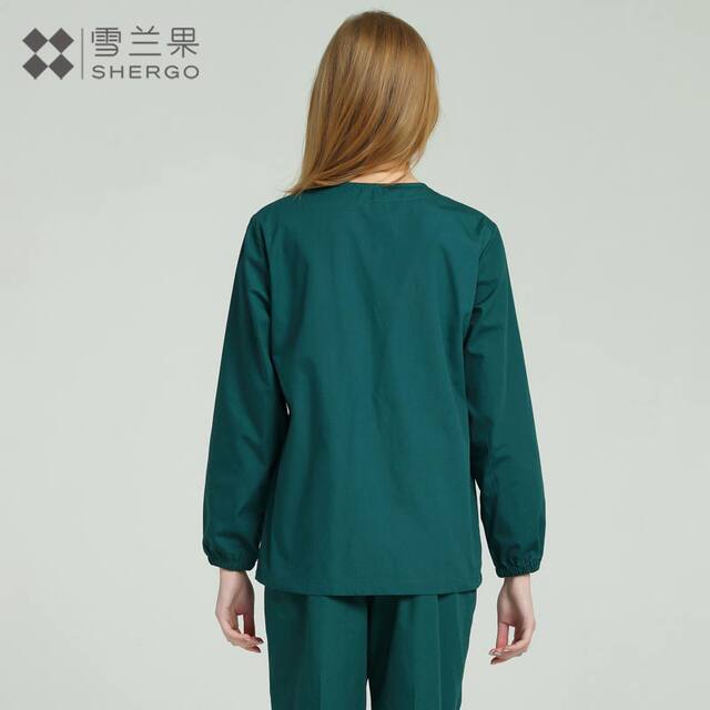 Washable Scrub Suit Long-Sleeve Touring Suit Set Female Doctor Uniform Nurse Uniform Inner Wear Emergency Uniform Short-Sleeve Set