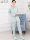Xuelangguo Pure Cotton Women's Patient Clothing, Patient Pajamas, Hospital Clothing, Women's Long-Sleeved Split Hospital Gown Set