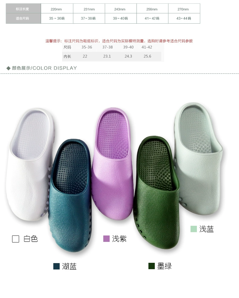 Shenango operating room protective non-slip shoes surgical shoes toe-toe shoes experimental shoes doctor nurse surgical slippers