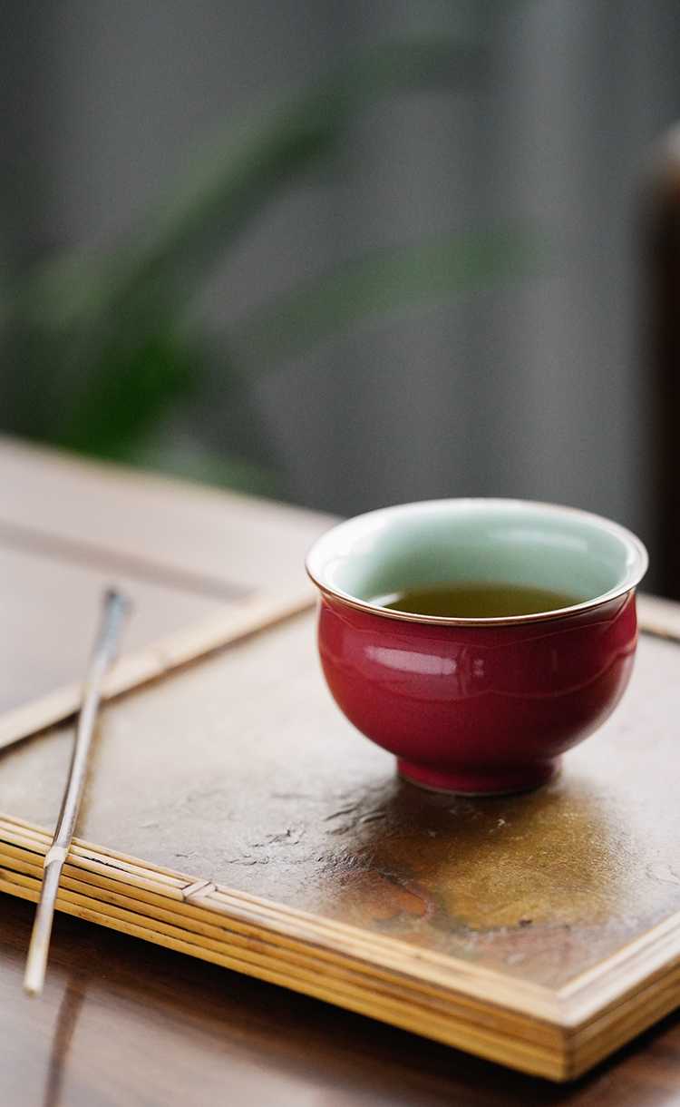 Cloud art of jingdezhen manual ji red your up up ceramic cups kung fu master sample tea cup cup a cup of tea