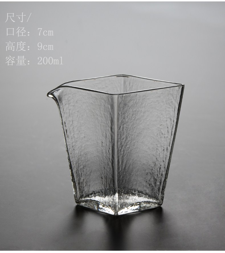 Cloud fair art glass cup tea ware jingdezhen tea sea male eagle cup by hand points petals fair keller