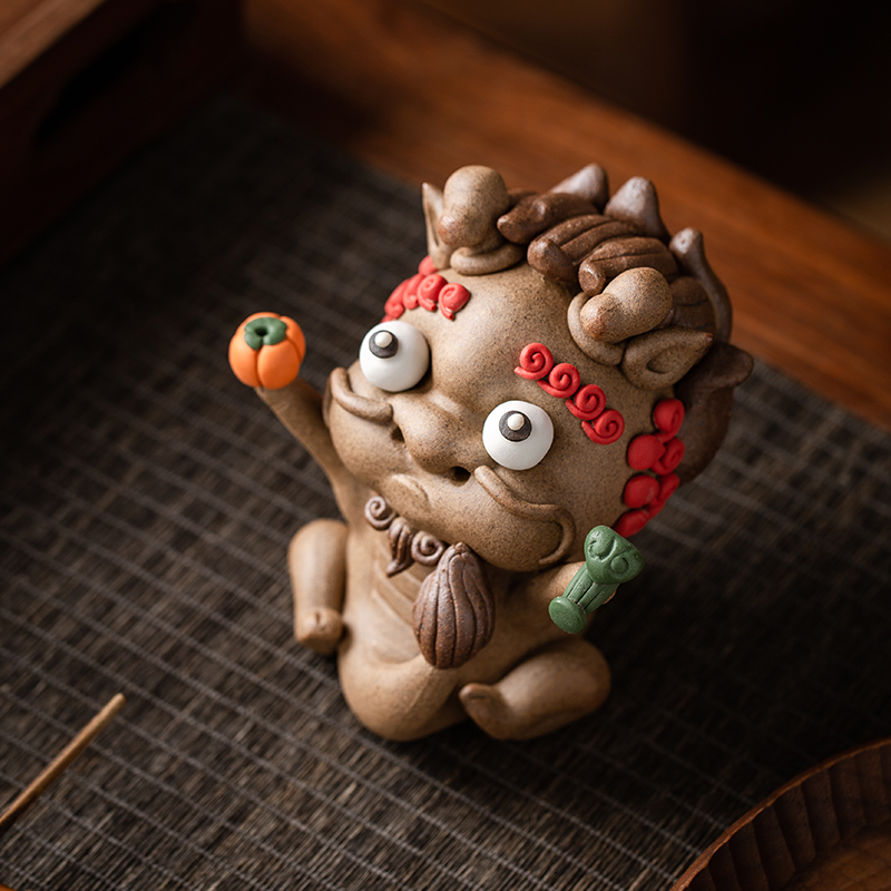Jingdezhen manual all the best pet place incense inserted kirin tea and tea set decoration accessories boutique gift