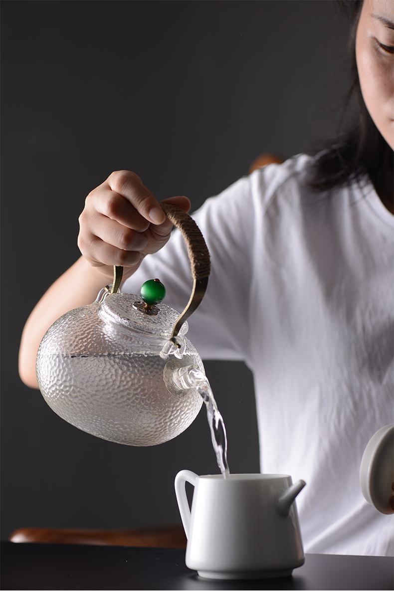 Cloud Japanese high - temperature operation household water hammer glass girder pot electricity TaoLu brewed tea, black tea pot