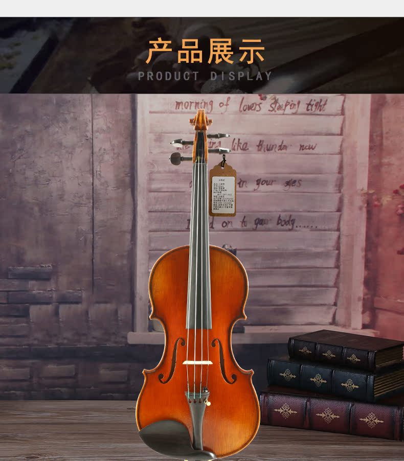 Nhạc cụ Qingge QV318 Hướng dẫn biểu diễn sân khấu Sun Xuefeng Master Pro-Guamel Guarari 1743 violin - Nhạc cụ phương Tây guitar điện fender