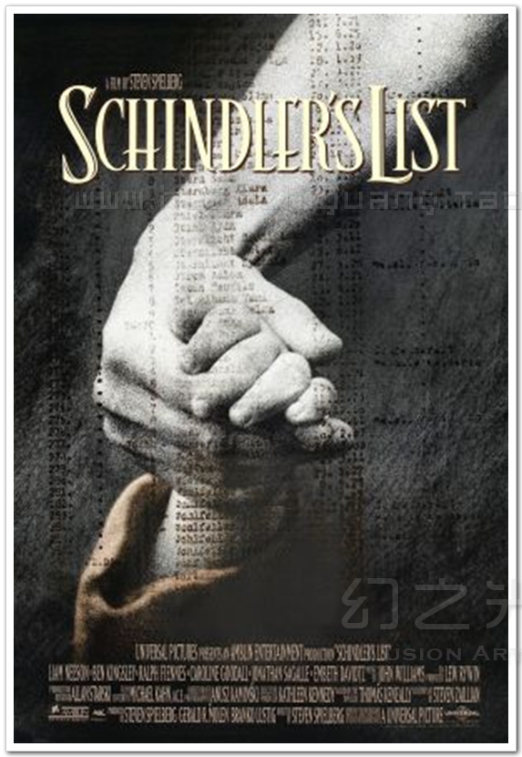 Schindler's List Spielberg movie poster original authorized art film decorative painting