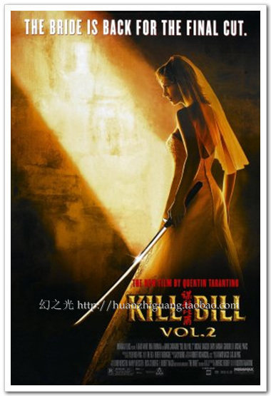 Kill Bill 1 Quentin Tarantino movie poster art film decorative painting