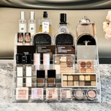 Акриловые палетка теней, настольная коробка для хранения, база под макияж, косметика, помада, духи для ухода за кожей