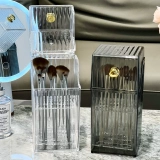 Пылезащитная кисть, система хранения, настольная щетка, туалетный столик, акриловый косметический карандаш для бровей, тени для век, коробка для хранения