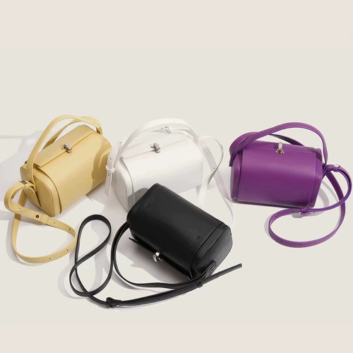 Сумка через плечо, ретро кожаная коробка, сумка для телефона, из натуральной кожи