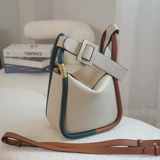 Кожаная сумка на одно плечо, сумка через плечо для приставной кровати, воловья кожа, премиум класс, из натуральной кожи