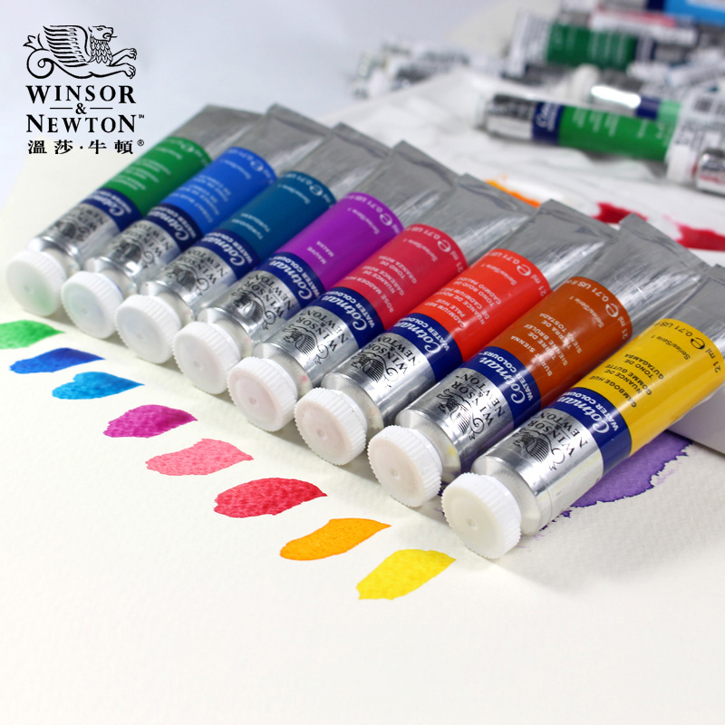 UK imports Windsor Newton Cotman Songs Single Branch Watercolor Paint 8ml21mll Pipe Fitting Transparent Watercolor