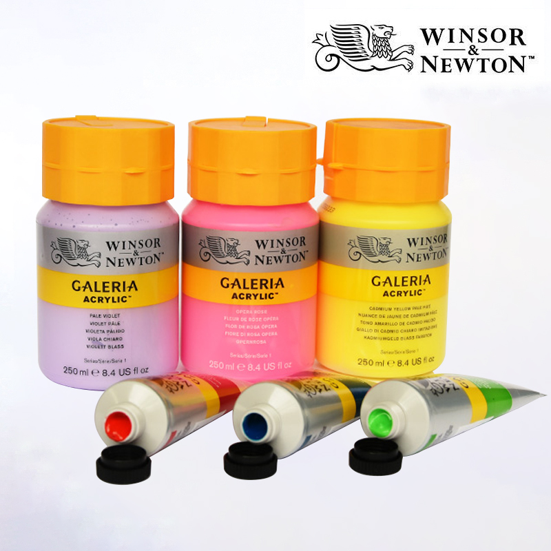 Windsor Newton Gallery acrylic paint 60ml hand painted painted wall painting diy creative waterproof acrylic paint 250ml