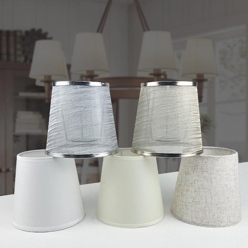 Chandelier Replacement Lampshade Shell High-Transparency Lighting European and American Style Wall Lamp Crystal Lampshade Accessories DIY Fabric Cover
