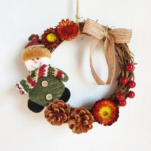 Цветочное кольцо ручья рождественское украшение