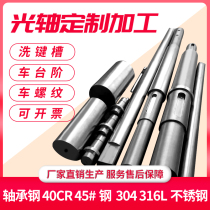 No. 45 bearing steel chrome-plated optical axis and optical rod 304 and 316 stainless steel optical axis provide mechanical customization according to drawings