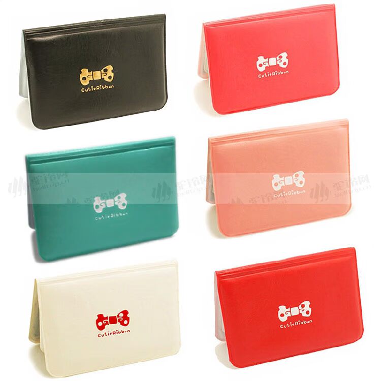 Thẻ thời trang nơ chó xương thẻ 12 bộ đơn giản phiên bản tiếng Hàn của giấy chứng nhận thẻ ngân hàng nam nữ sáng tạo túi đựng thẻ atm