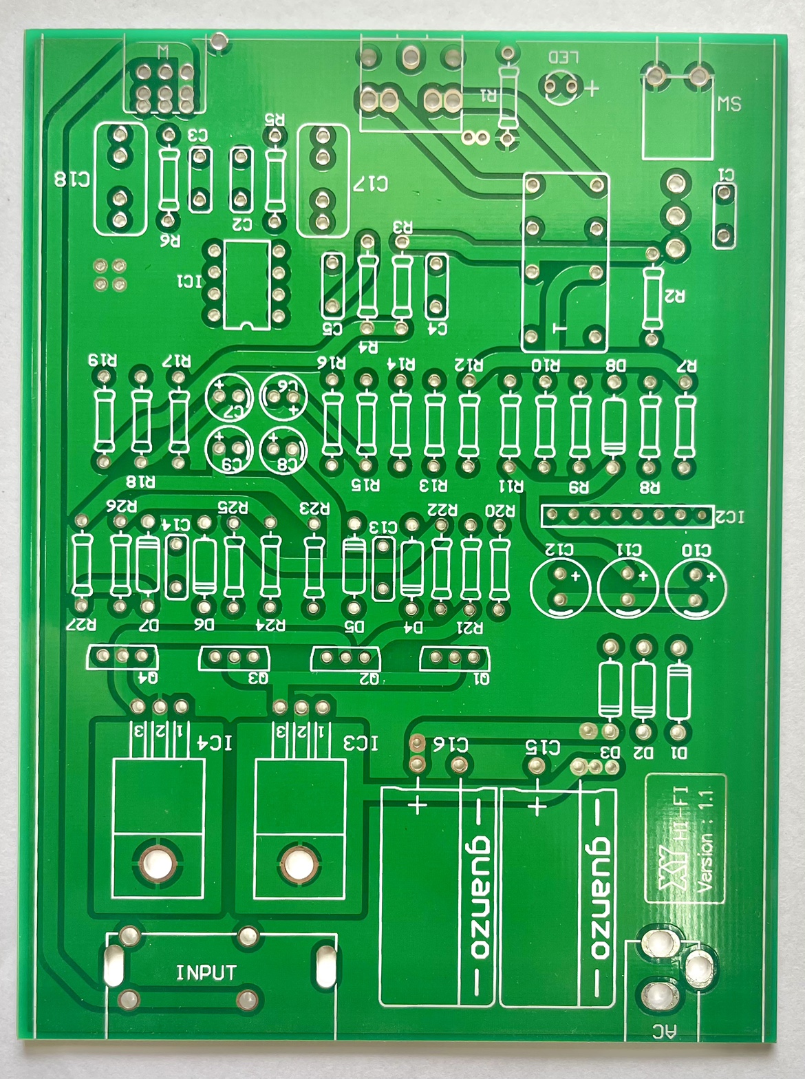 Ear release hifi empty board Elegant Fever Headphone Amplifier DIY to make new product original design (PCB empty board) -Taobao