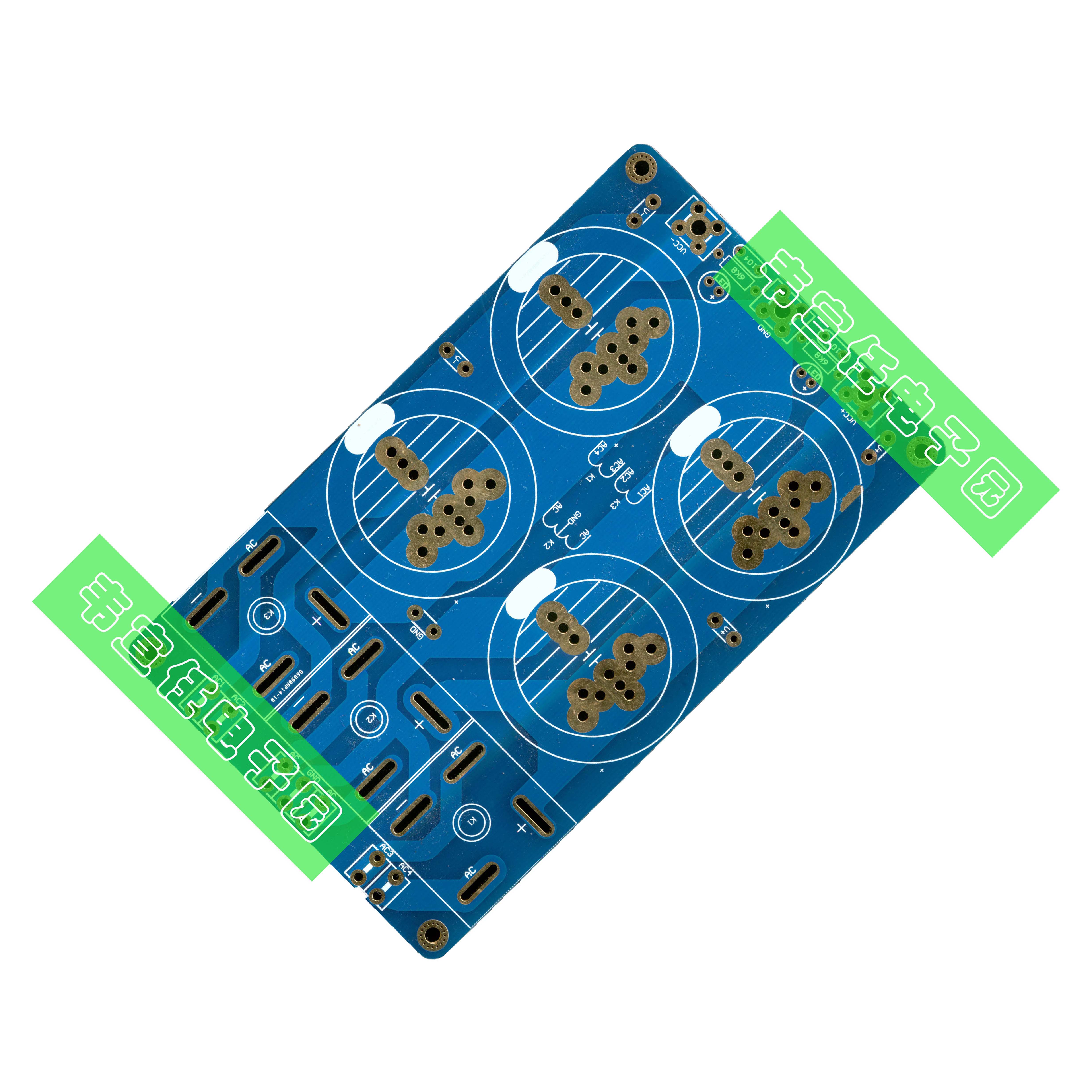 Hao Hua type power amplifier rectification filter board PCB board power filtering plate outer ring diameter 40mm-Taobao