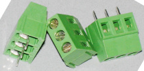 KF128-3P terminal block 5 08mm(5 0mm) green can be spliced