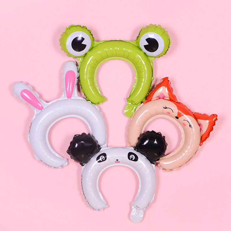 June 1 Children's Day Hair Hoop toys Animal Hairpins Balloons Children's Birthday decoration pile micro business drainage gifts