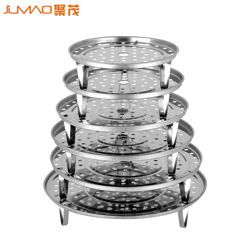 Steaming rack steamer rack stainless steel folding steaming rack multi-layer steaming grid steaming sheet grate household cage drawer small large steaming plate