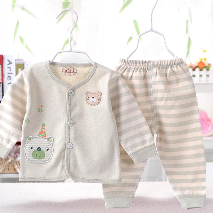 Monk Clothing Newborn Clothes 0-3 Months Spring and Autumn Summer Baby Suit Newborn Underwear Cotton Suit