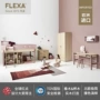 FLEXA Fleiss Phòng trẻ em lưu trữ giường cao tủ đồ nội thất kết hợp gói tùy chỉnh POPSICLE loạt - Bộ đồ nội thất giường gỗ