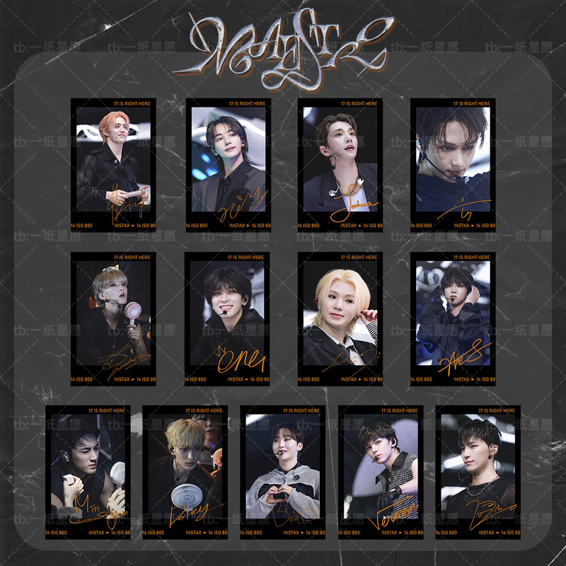 New Seventeen Instant Photo Self-Printing Mini Card Mini11 High-Quality Collectible Gift Xu Minghao