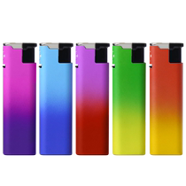 50 direct punching windproof lighter book with printed word custom lettering logo Disposable High-end Metal Inflatable