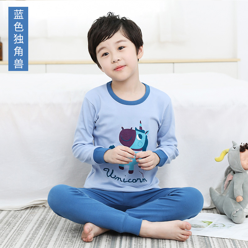 Childrens đồ lót bộ cotton 4 chàng trai mùa thu quần 5 mỏng quần bé pajama 6 cô gái dây quần 7.