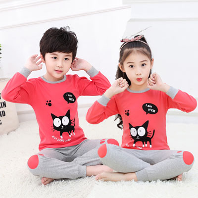 Childrens đồ lót bộ cotton 4 chàng trai mùa thu quần 5 mỏng quần bé pajama 6 cô gái dây quần 7.