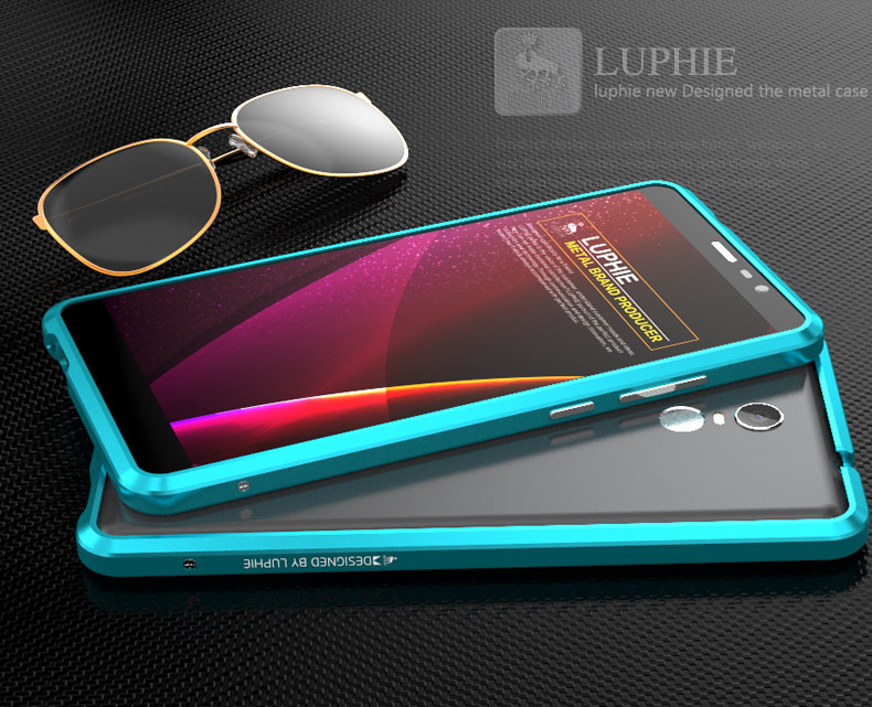 Luphie Blade Sword Slim Light Aluminum Bumper Metal Shell Case for Xiaomi Redmi Note 3