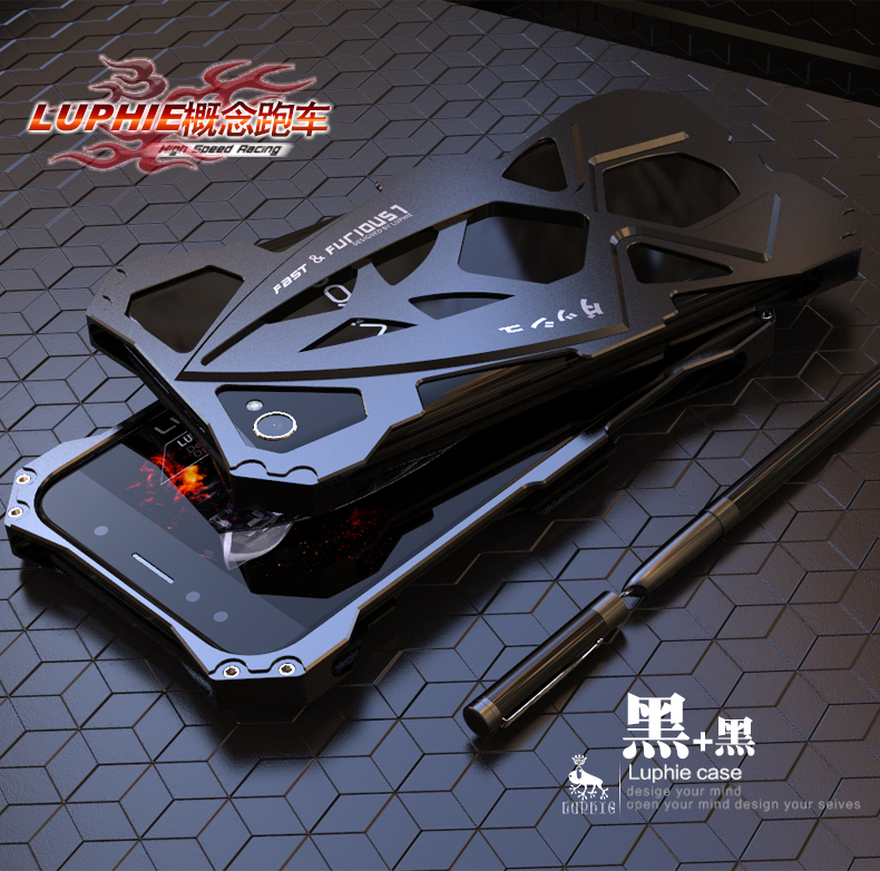 Luphie Roadster Sports Car Luxury Aluminum Metal Case Cover for vivo X9 Plus & vivo X9