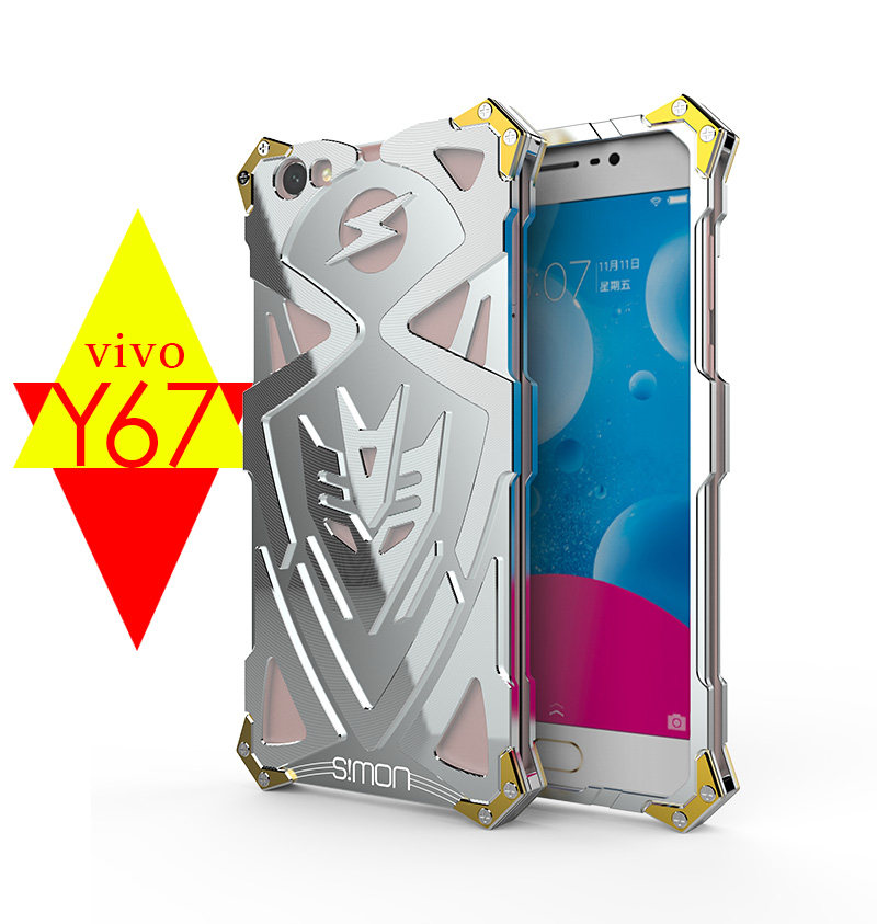 SIMON THOR Ⅱ Aviation Aluminum Alloy Shockproof Armor Metal Case Cover for vivo Y67 & vivo Y66