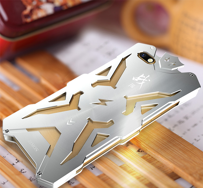 SIMON THOR Aviation Aluminum Alloy Shockproof Armor Metal Case Cover for OPPO A77 / OPPO F3