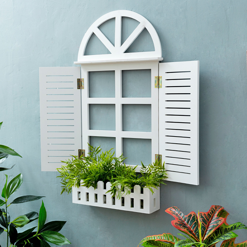 Usd 29 30 Bar Restaurant Fake Windows Wall Hanging Wooden Lightbox Moreview