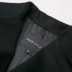 Giáo viên nổi tiếng đường mùa thu đông mới dày đen phù hợp với cổ áo cà vạt áo khoác mỏng áo đi lại - Accentuated eo áo Accentuated eo áo