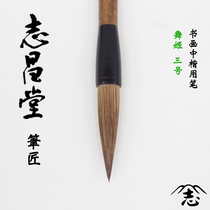 Imported from Japan Zhichangtang Dancer No. 3 Chinese regular script practice work calligraphy with high-end brushes study room