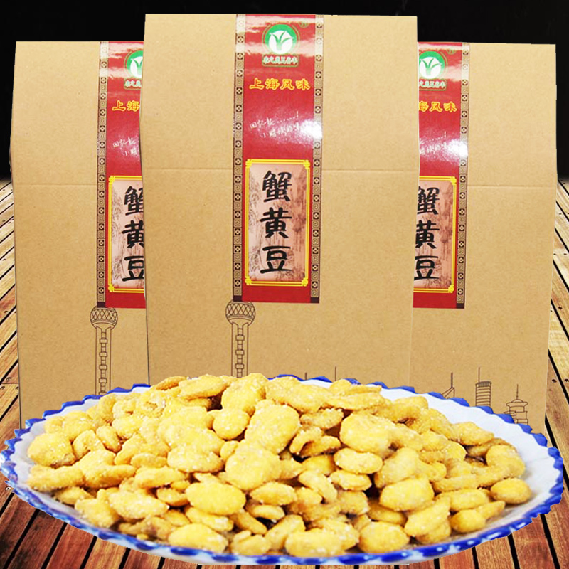 Nongzhishang crab roe watercress 220g * 3 boxes combination gift box Shanghai specialty city god temple bean fennel