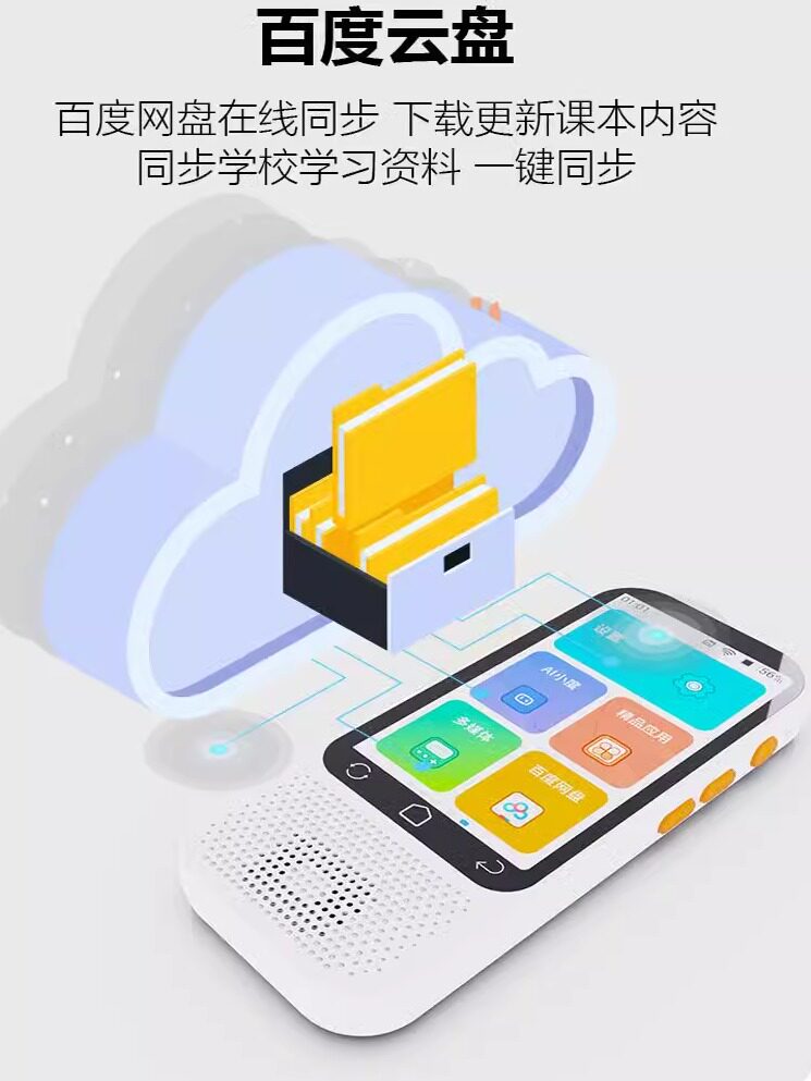 Alpha English Listening Treasure Learning Machine, a Portable Audio Player and Repeater Specifically for Elementary, Middle, and High School Students, a Tool for Improving Listening Skills