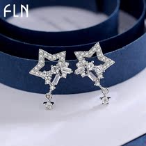 Stars winter spot stud female tide 2020 new Korean sense of temperament earrings small and simple in earrings